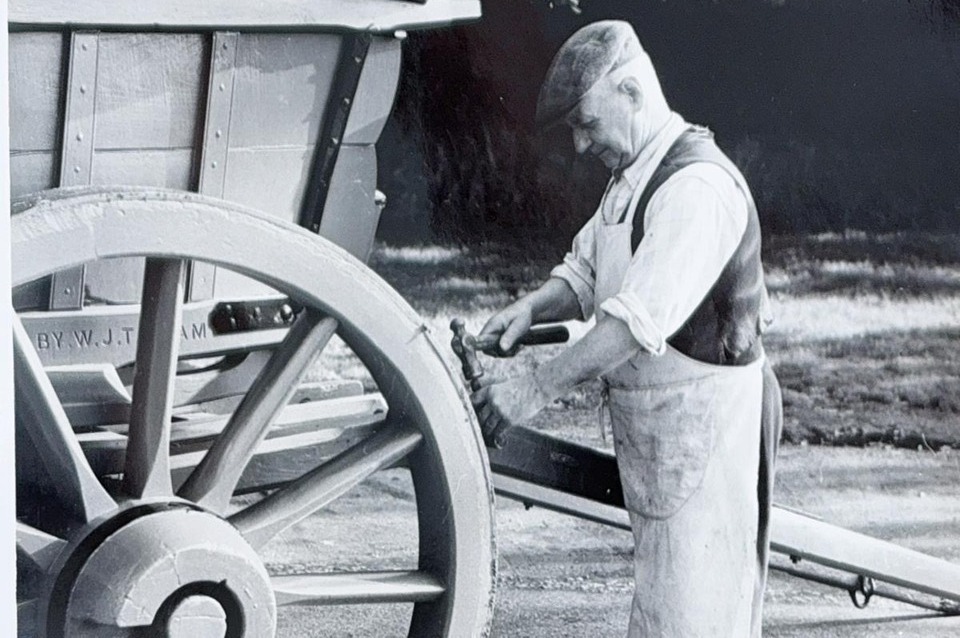 Man building a Cart